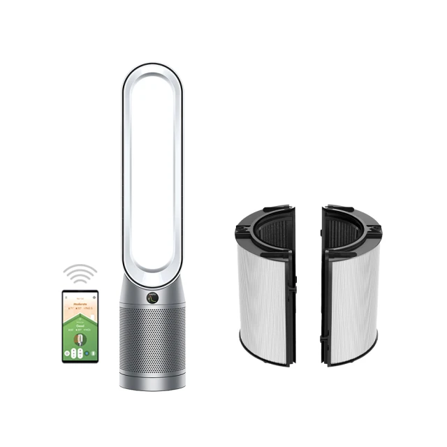 【dyson 戴森】TP07 Purifier Cool 二合一空氣清淨機 循環風扇(銀白色二入)(超值組) 歷史價格詳細信息
