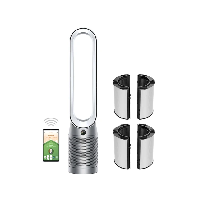 【dyson 戴森】TP07 Purifier Cool 二合一空氣清淨機 循環風扇(銀白色二入)(超值組) 歷史價格詳細信息
