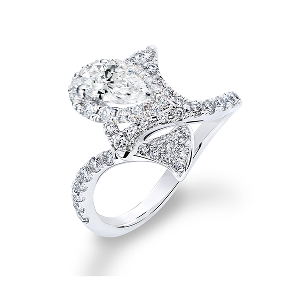 【Vividventure 亞帝芬奇】GIA 50分 FSI2 水滴型 鑽戒 相守(14K金台) 歷史價格詳細信息