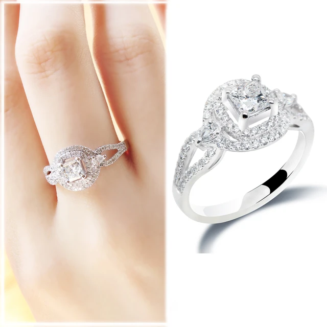 天然礦石PT950鉑金戒指一克拉真莫桑石鉆戒女18k訂結婚情侶對戒男--鴻運飾品 歷史價格詳細信息