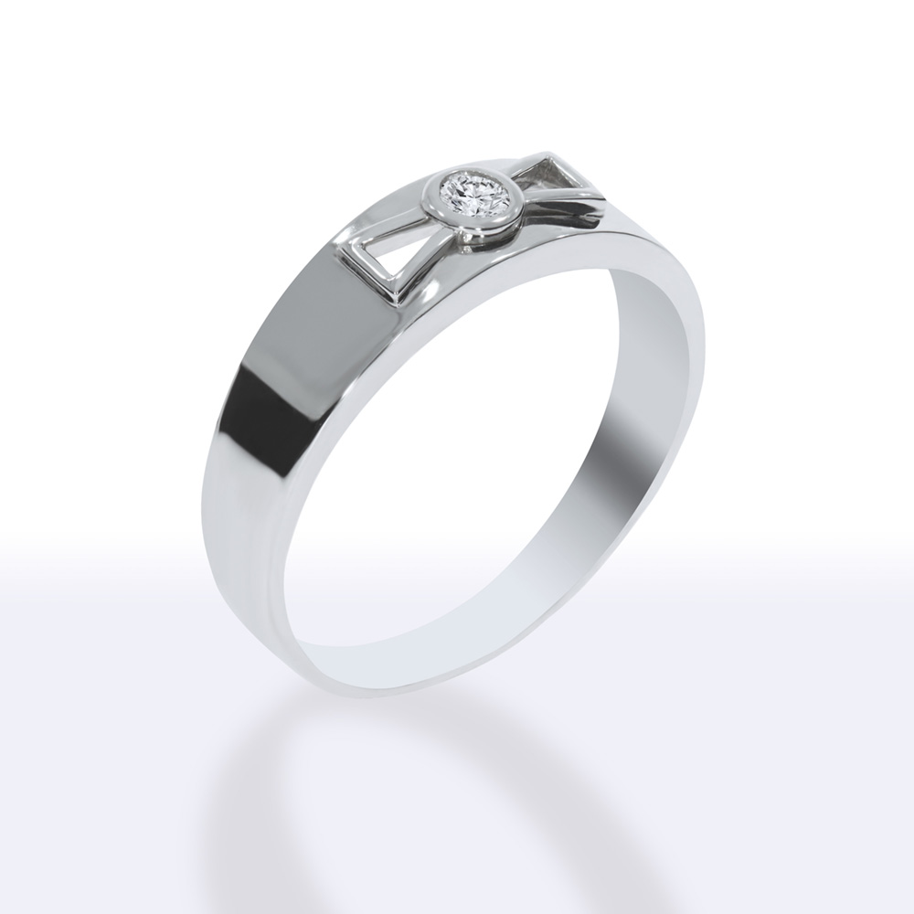 鑽石戒指 10K白金 配鑽3顆共0.03克拉『心意』京華鑽石 歷史價格詳細信息