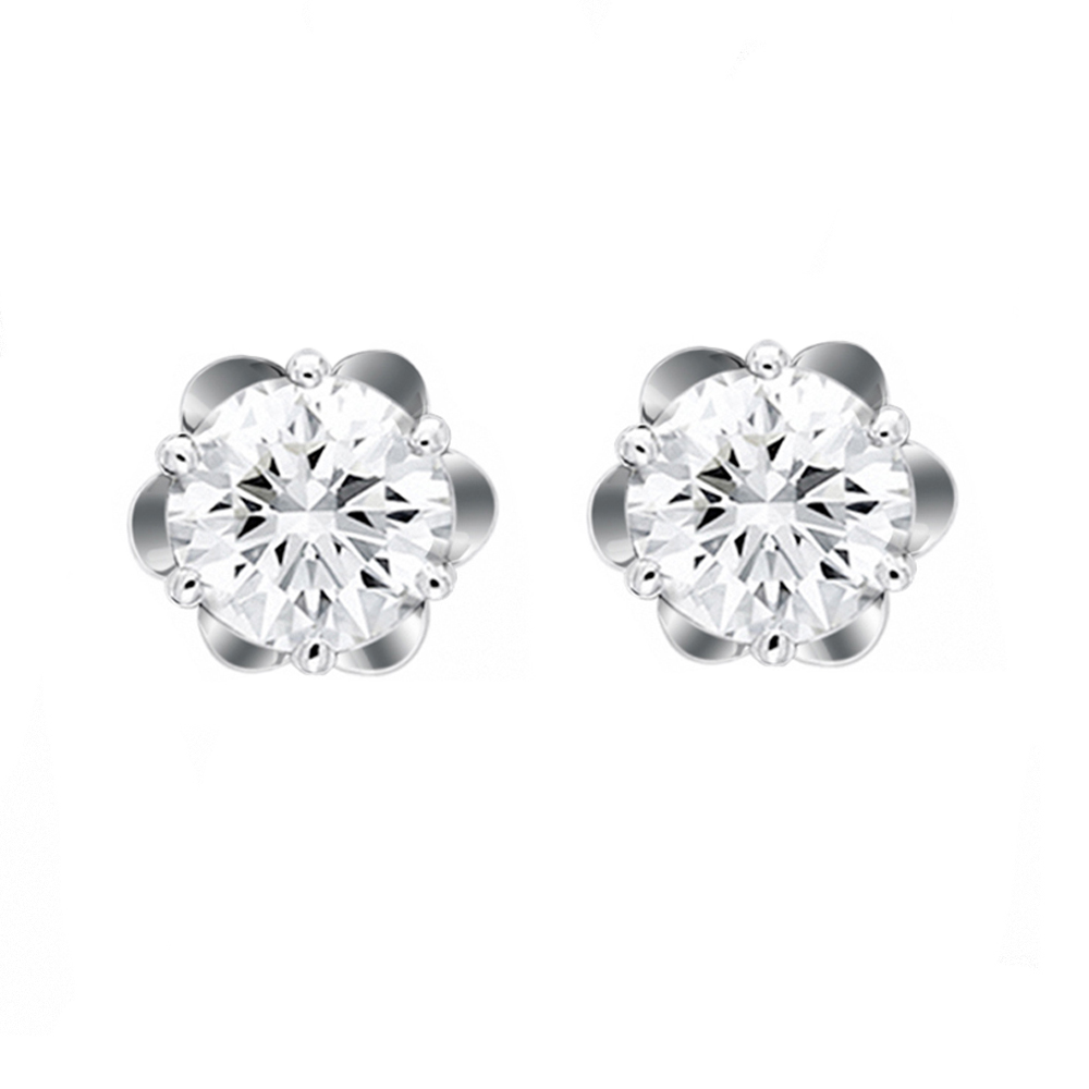 【Vividventure 亞帝芬奇】GIA 60分 DSI2 3VG 八心八箭 鑽石 耳環 微光展現(六款任選 14K金台) 歷史價格詳細信息