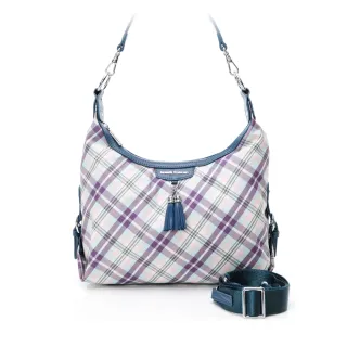 【金安德森】TASSEL 經典格紋2way側背/手提包(黑色) 歷史價格詳細信息