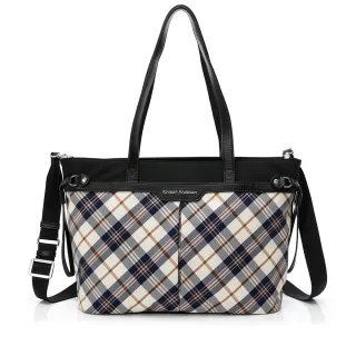 【金安德森】UNIQUE經典格紋 船形多隔層斜側包-紫色 歷史價格詳細信息