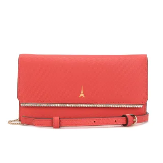【Elegance】LIVELY 十字紋2WAY長夾-桃紅色 歷史價格詳細信息