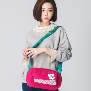 【金安德森】樂活行旅  小型正方款斜側輕旅包-桃紅 歷史價格詳細信息