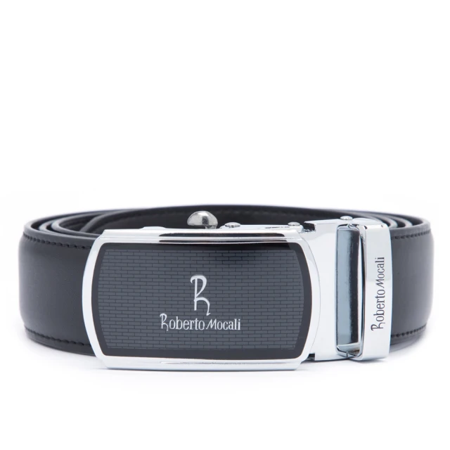 【Roberto Mocali】(RM-8122BKF)自動扣牛皮皮帶 歷史價格詳細信息