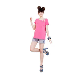 Gennies奇妮 造型領經經典格紋上衣-淺灰格(C3A64) 歷史價格詳細信息