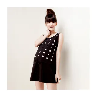 Gennies奇妮 絲光純色扭結孕婦洋裝(藍T1L07) 歷史價格詳細信息