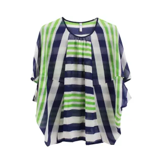 【Gennies 奇妮】不規則彩印雪紡上衣(H3908) 歷史價格詳細信息