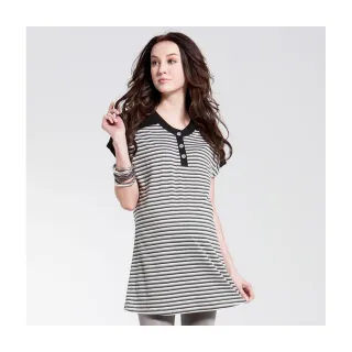 Gennies奇妮 經典不敗兩件式橫紋上衣-藍(T3D02) 歷史價格詳細信息