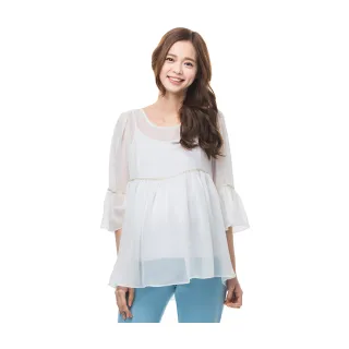 Gennies奇妮 荷葉純色孕婦洋裝-黑(T1H01) 歷史價格詳細信息