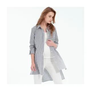 Gennies奇妮 直條紋修身彈力褲(黑C4A09) 歷史價格詳細信息