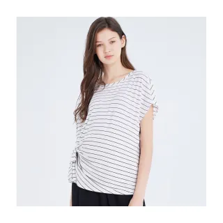 Gennies奇妮 側邊綁帶純色哺乳洋裝(藕T1N05) 歷史價格詳細信息