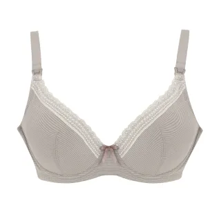 Gennies奇妮 咖啡紗深V哺乳內衣(條紋黑GA37) 歷史價格詳細信息