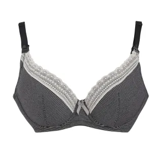 Gennies奇妮 咖啡紗深V哺乳內衣(條紋黑GA37) 歷史價格詳細信息