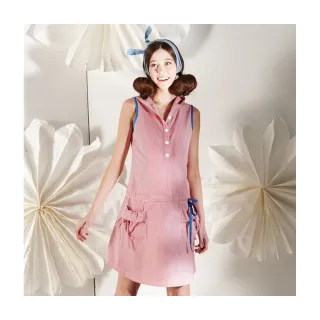 Gennies奇妮 連帽休閒感長版春夏哺乳衣-粉/咖/深藍/白(GNA57) 歷史價格詳細信息