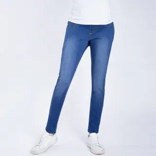 Gennies奇妮 彈力刷色窄管牛仔褲-淺牛仔藍(T4F08) 歷史價格詳細信息