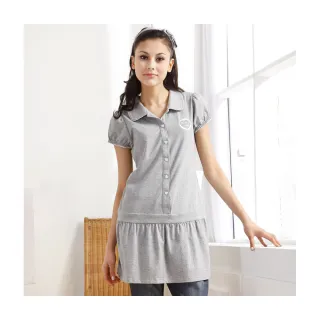 Gennies奇妮 襯衫領率性洋裝(丈青T1J05) 歷史價格詳細信息