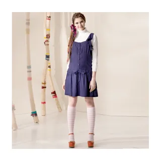 Gennies奇妮 可愛小毛領格紋保暖羊毛秋冬上衣-藍/紅(G3Y23) 歷史價格詳細信息