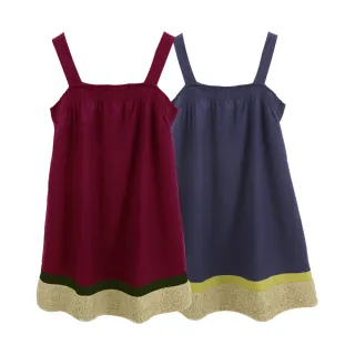 Gennies奇妮 品味蘇格蘭秋冬背心上衣-灰/紅(G3Y22) 歷史價格詳細信息