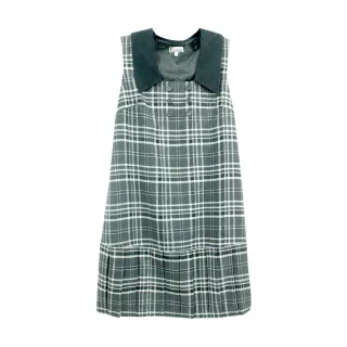 Gennies奇妮 英倫風灰格紋秋冬背心洋裝-灰(C2216) 歷史價格詳細信息