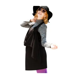 Gennies奇妮 法式高貴垂墜領秋冬背心洋裝-黑(C2209) 歷史價格詳細信息