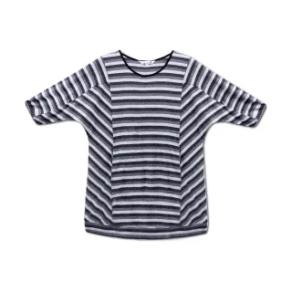 Gennies奇妮 橫條紋高腰綁帶哺乳洋裝(丈青T1H11) 歷史價格詳細信息