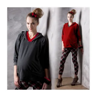 Gennies奇妮 連帽休閒感長版春夏哺乳衣-粉/咖/深藍/白(GNA57) 歷史價格詳細信息