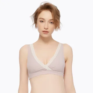 Gennies奇妮 咖啡紗交叉休閒哺乳內衣(莫蘭迪藍GA67) 歷史價格詳細信息