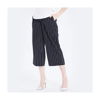 Gennies奇妮 直條紋修身彈力褲(黑C4A09) 歷史價格詳細信息