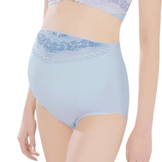 Gennies奇妮 典雅蕾絲孕婦高腰內褲(藍GB09) 歷史價格詳細信息