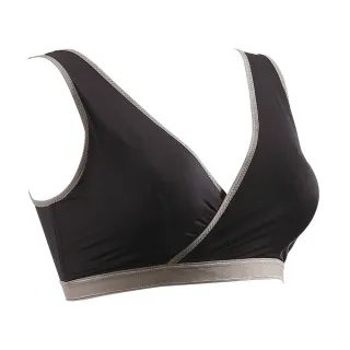 Gennies奇妮 nini系列前交叉式運動休閒孕哺內衣-時尚黑(HA42) 歷史價格詳細信息