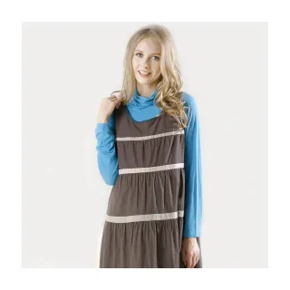 Gennies奇妮 高領橫條紋棉T上衣(灰黑/紅灰G3852) 歷史價格詳細信息