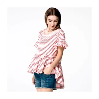 Gennies奇妮 荷葉純色孕婦洋裝-黑(T1H01) 歷史價格詳細信息