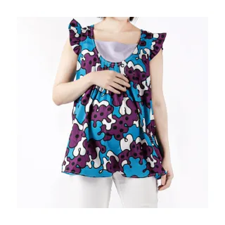 Gennies奇妮 個性風前後兩穿孕婦上衣/罩衫-灰(T3H06) 歷史價格詳細信息