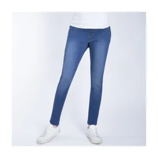 Gennies奇妮 彈力刷色窄管牛仔褲-淺牛仔藍(T4F08) 歷史價格詳細信息