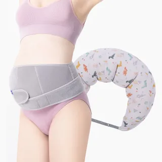 【Gennies 奇妮】舒眠減壓托腹組合(恐龍灰月亮枕/托腹帶) 歷史價格詳細信息