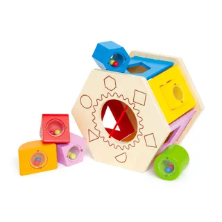 【德國Hape】六角分類積木盒(生日禮物/益智玩具/啟蒙玩具)(玩具 兒童聖誕節禮物 兒童禮物 聖誕節 兒童玩具) 歷史價格詳細信息