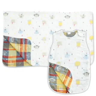 【奇哥】動物派對六層紗揹巾口水巾組 歷史價格詳細信息