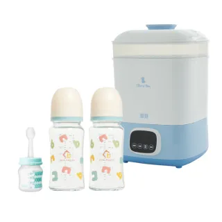 【奇哥】智能暖心哺育組：奇哥智能消毒烘乾機+行動奶瓶保溫套+CHICBASICS耐熱玻璃玻璃奶瓶2大+1小 歷史價格詳細信息