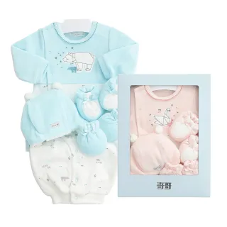 彌月禮盒/滿月手提禮盒(四件組)粉/藍 春秋款【3F180C0732】 歷史價格詳細信息
