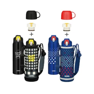【THERMOS 膳魔師】不鏽鋼真空兩用保冷瓶兒童水壺470ml(F4021CKT-UC)HelloKitty獨角獸 歷史價格詳細信息