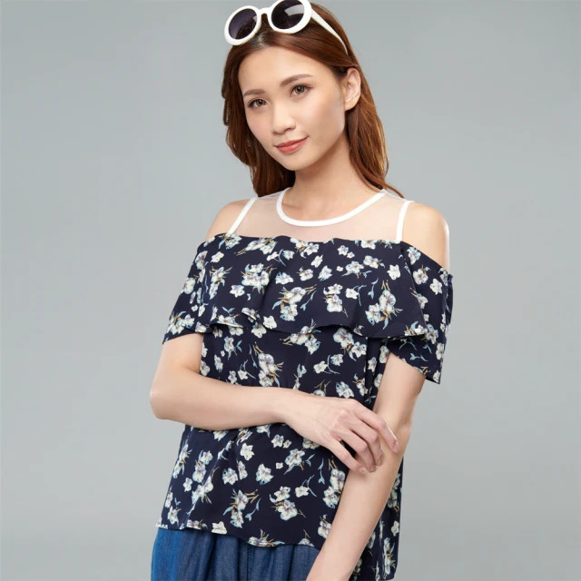 BOBSON 女款荷葉袖天絲棉上衣 (28104-53 ) 歷史價格詳細信息