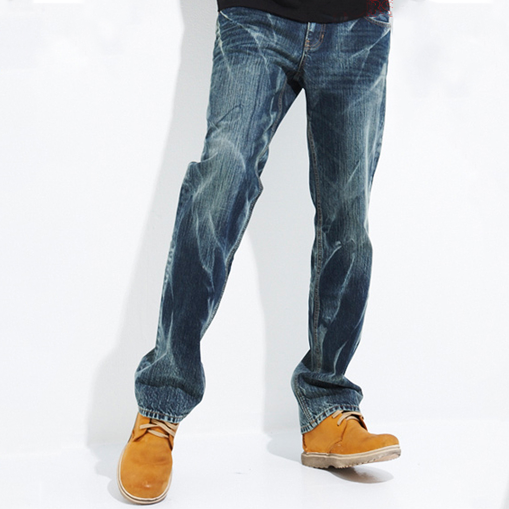 【BOBSON】男款刷色半舊直筒褲 (1788-70) 歷史價格詳細信息