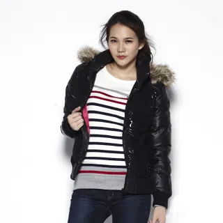 【BOBSON】女款蕾絲貼合羽毛外套 (34116-88) 歷史價格詳細信息