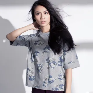 BOBSON 女款印花雪紡短袖上衣23112-02 歷史價格詳細信息