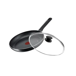 【Tefal 特福】法國製灰礦系列28CM不沾鍋平底鍋+玻璃蓋(電磁爐適用) 價格比較,價格查詢,歷史價格詳細信息