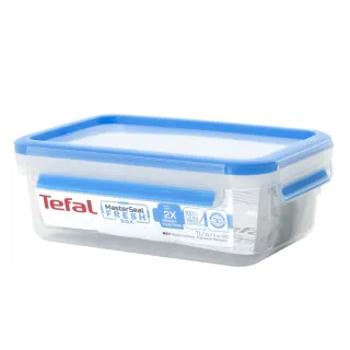 【Tefal 特福】無縫膠圈防漏PP保鮮盒 超值四件組(200MLx2+1Lx2) 歷史價格詳細信息