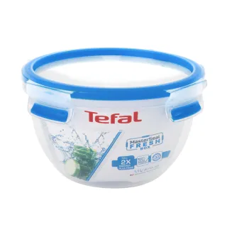 【Tefal 特福】無縫膠圈PP保鮮盒 1.1L圓型(2入) 歷史價格詳細信息